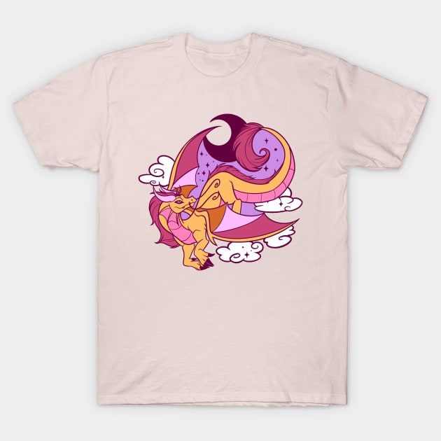 Orange Dragon T-Shirt by SophieScruggs